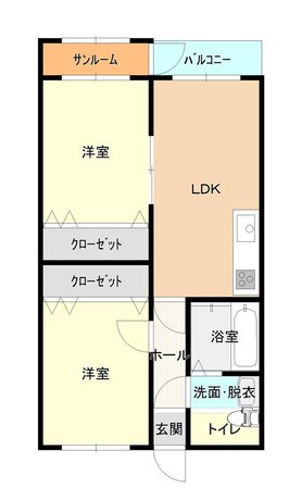 ヴィンテージの物件間取画像